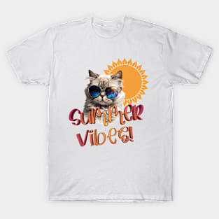 Summer vibes - Cat T-Shirt